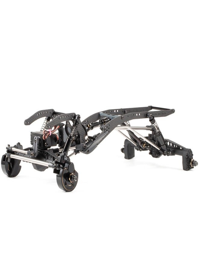 ZMHOBBY High Clearance Carbon Fiber LCG Chassis Kit, Stainless Steel Links Set, for Custom Build Comp Cheater Rigs Built (Capra Links Kit) - Image 5
